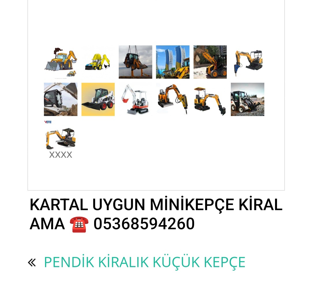 KARTAL UYGUN MİNİKEPÇE KİRALAMA HİZMETİ EROL İLHAN ☎️ 05368594260